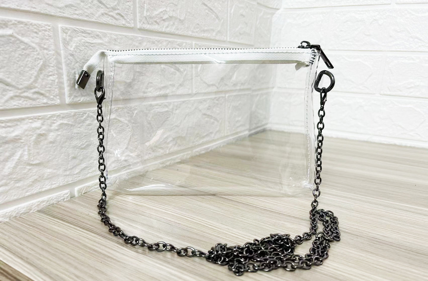 loveccr Summer   Hot-Selling New Arrival Chain Transparent Bag Small Bag Gel Bag Gym Bag