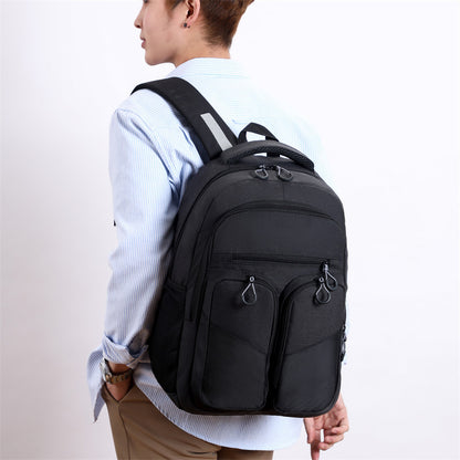 loveccr Backpack Men's Large Capacity  Winter New Fashion Commuter Bag Business Computer Bag Student Class Backpack