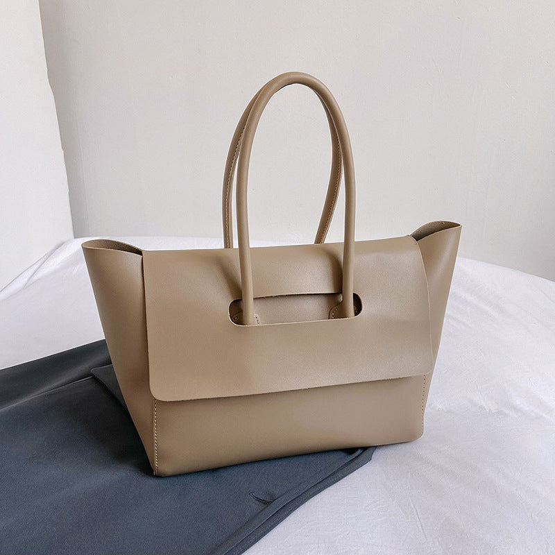 loveccr High-Grade Big Bag Women's Bag  New Trendy Korean Style Large Capacity Handbag Autumn Winter Retro Commuter Tote