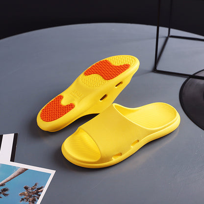 Pregnant Women Non-Slip Slippers Indoor for the Elderly Non-Slip Slippers Men's High-End Hotel Bath Place Non-Slip Slippers Women