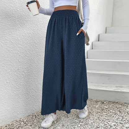 LOVECCR foreign trade trousers Hot new 2025 fashion women's pants  casual wide-leg pants