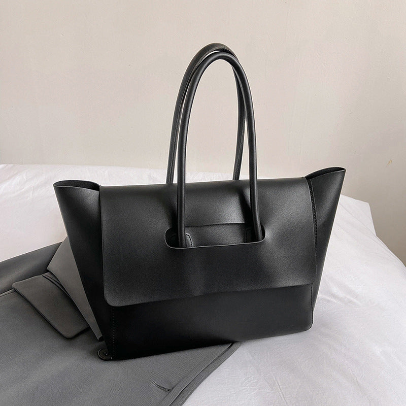 loveccr High-Grade Big Bag Women's Bag  New Trendy Korean Style Large Capacity Handbag Autumn Winter Retro Commuter Tote