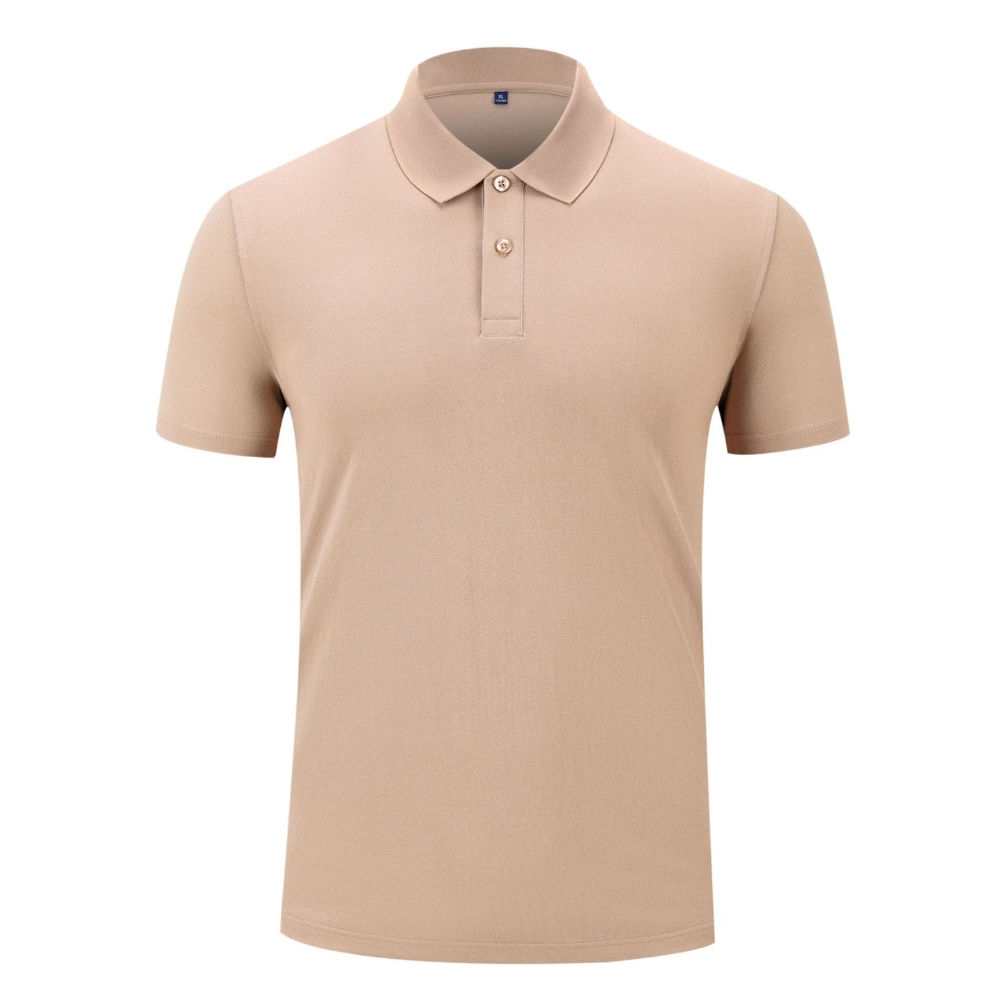 Mulberry Silk Cellucotton Short-Sleeved Polo Shirt Men's and Women's Same High-End Lapel Shirt Work T-shirt Professional Work Clothes