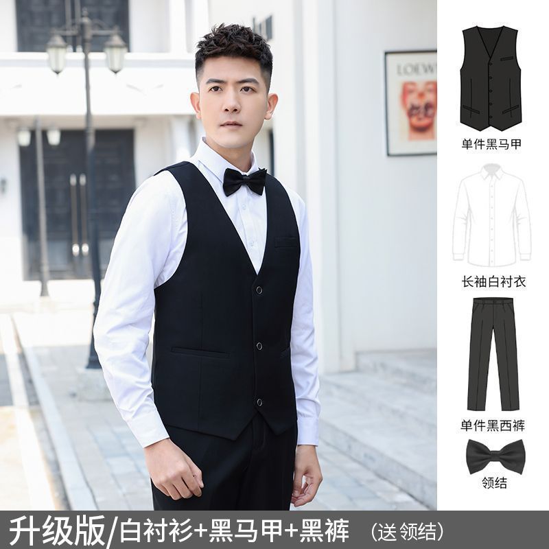 LOVECCR   Suit Suit Men's Three-Piece Suit Business Formal Wear Professional Casual Small Suit Slim Best Man Groom Wedding Suit