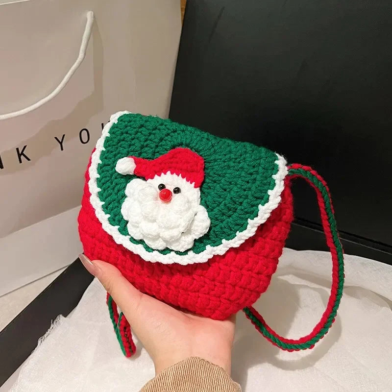 eybag  -  Textile Solid Color Youth Shoulder Bag 2024 Hot Sale Trendy Christmas Crossbody Bag Soft Versatile Commuting Simplicity Handbag