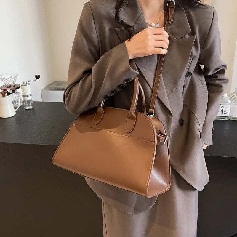 eybag  -  Design Small PU Leather Shoulder Bags Lady 2024 Winter New Fashion Crossbody Bag Y2K Trend 2024 Solid Color Handbags