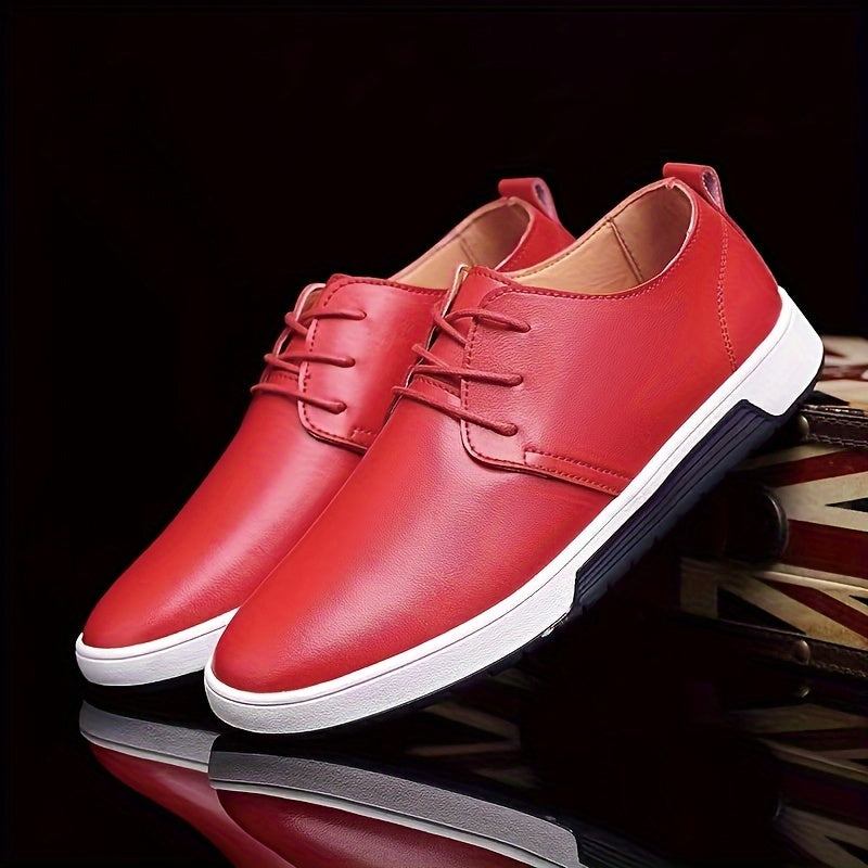 Mens Derby Shoes - Comfortable & Durable Dress Sneakers for Business & Casual - Lightweight, Breathable, Slip-Resistant - Ideal for Office, Walking, and Stylish Everyday Wear - Mens Footwear for Fashion-conscious Gentlemen