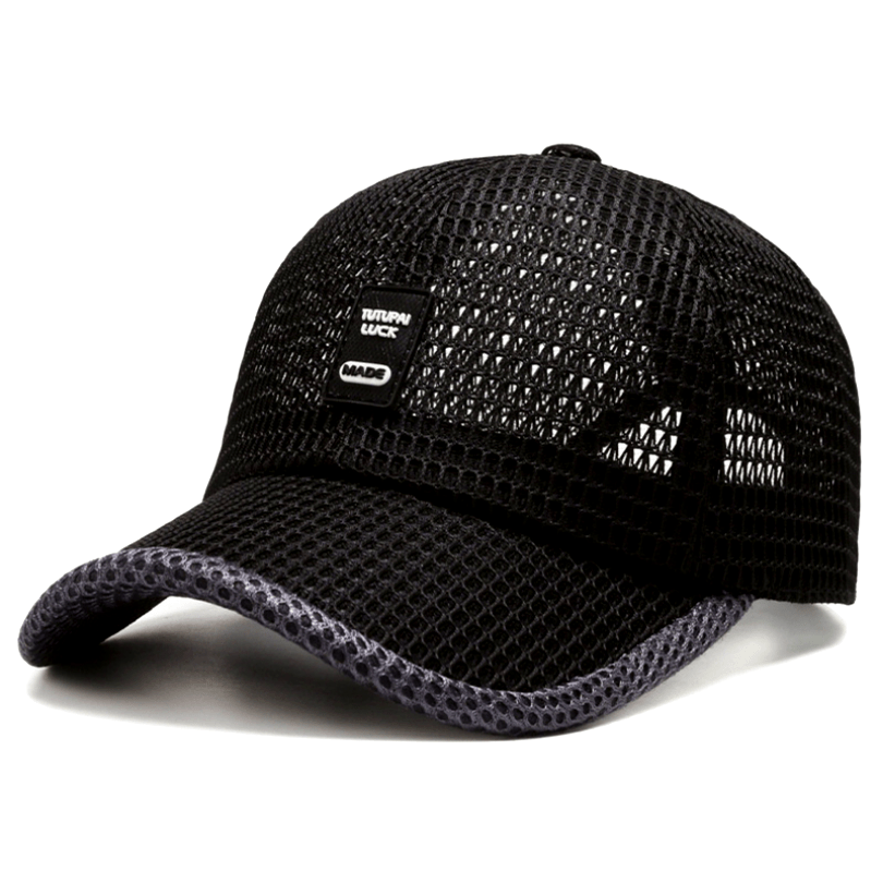 1pc Stylish Mesh Baseball Cap - Breathable, Lightweight, Summer Essential for Men - Perfect for Dad, Fishing, Outdoor Activities, Sports, Trucker Fashion