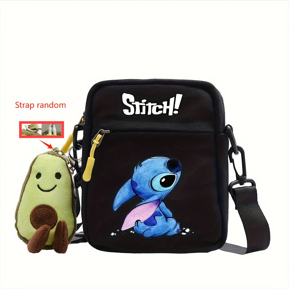 Stitch Enchantment - Vibrant Disney Shoulder Bag - Durable Canvas, Anime-inspired, Perfect for Everyday Essentials