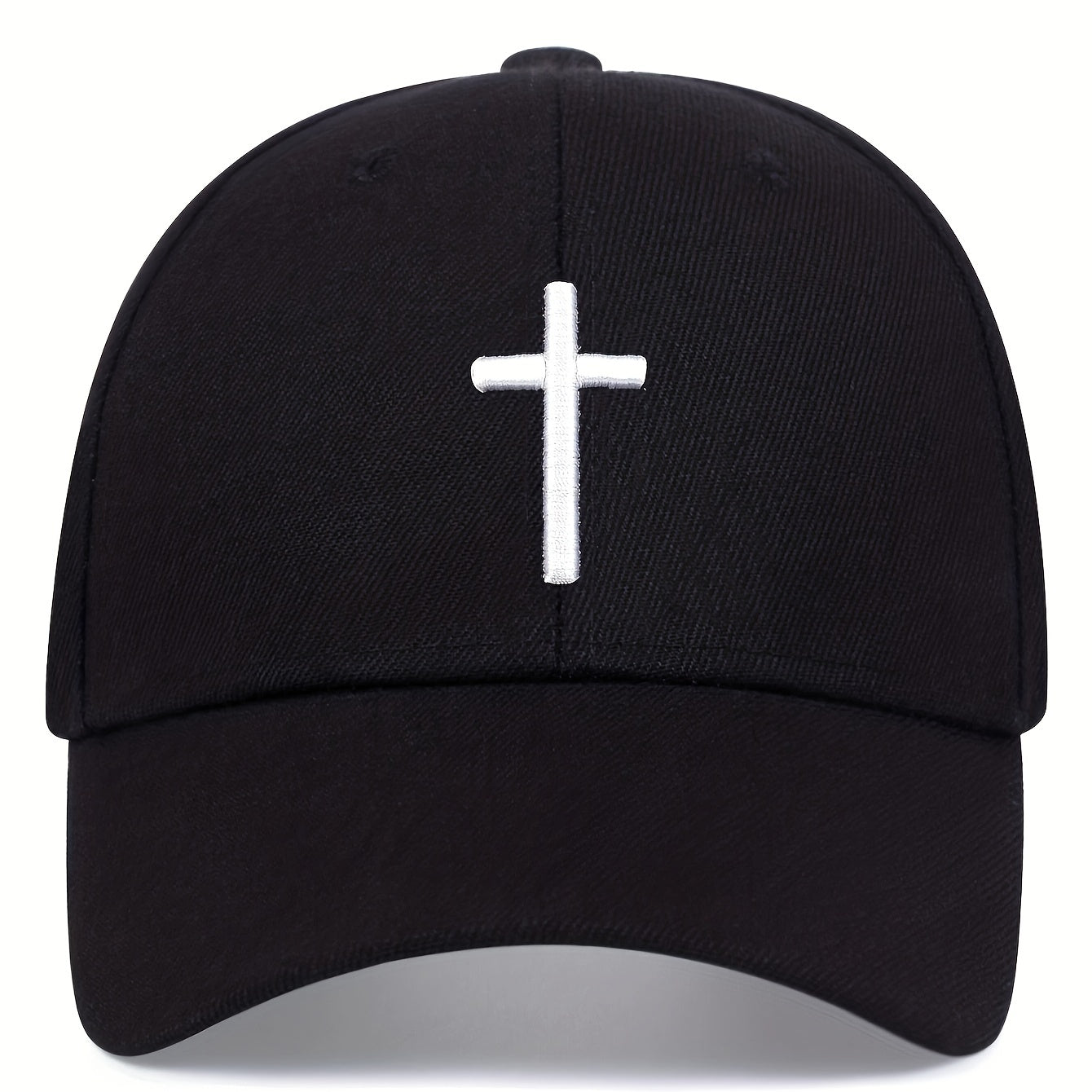 1pc Stylish Men's Cross Baseball Cap - Adjustable, Breathable, Lightweight, and Versatile Casual Hat for Spring, Fall, and Summer - Perfect Gift Idea for Friends, Family, and Loved Ones