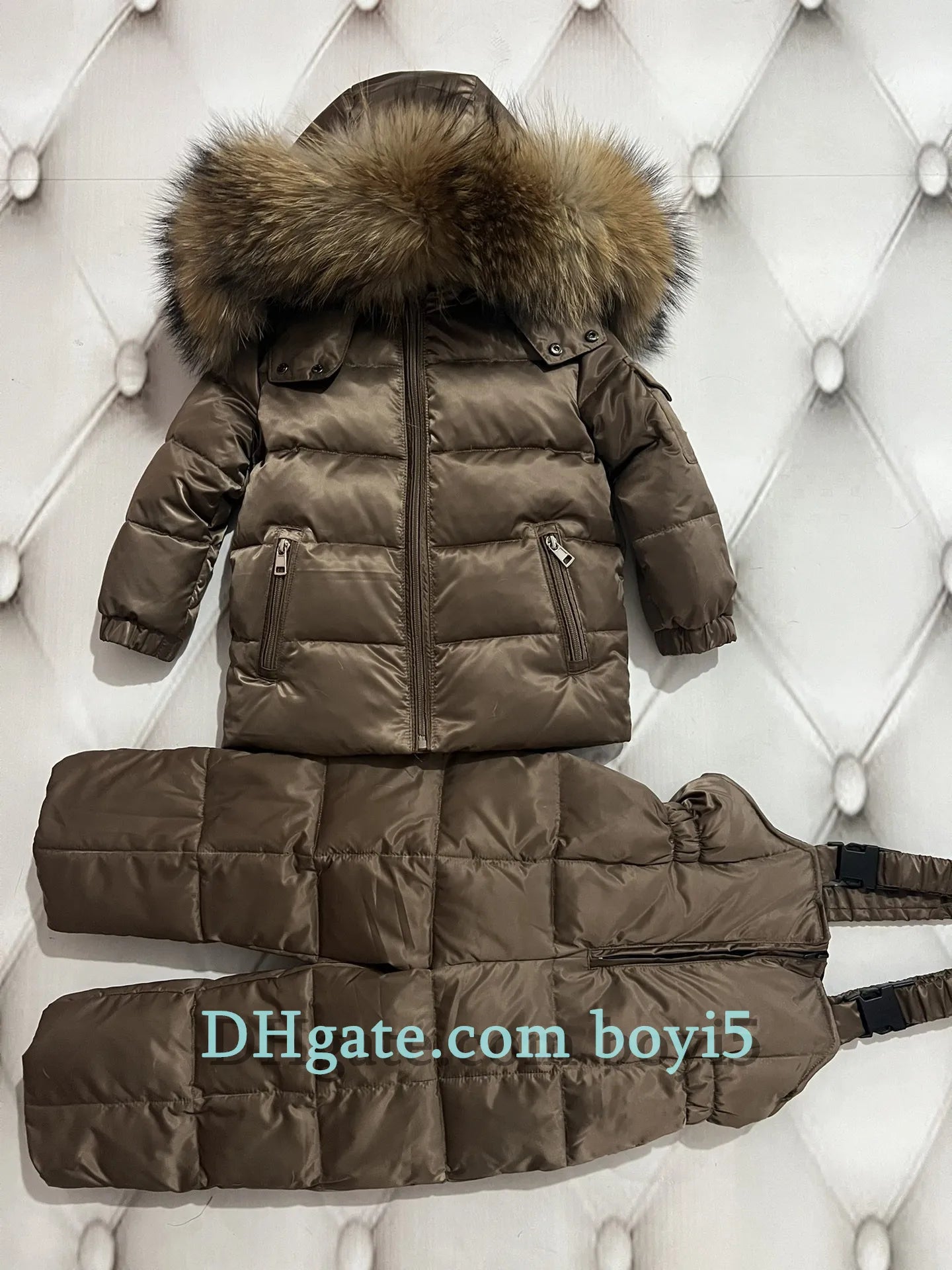 Down coat childrens jacket baby boys clothing Winter outwear keep warm puffer jackets kids fur collar hooded outerwear coats for boy girls clothes Christmas gift