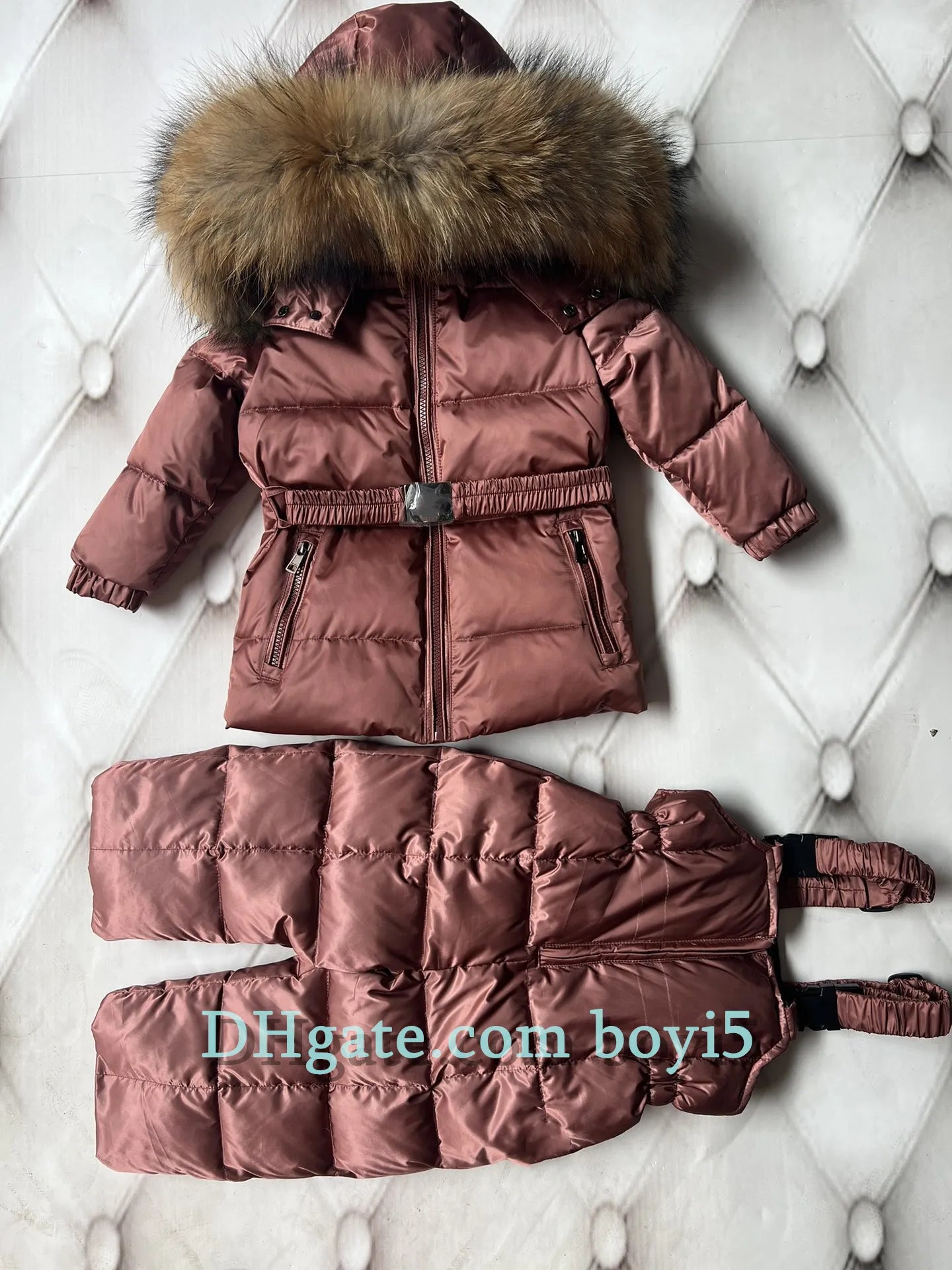 Down coat childrens jacket baby boys clothing Winter outwear keep warm puffer jackets kids fur collar hooded outerwear coats for boy girls clothes Christmas gift