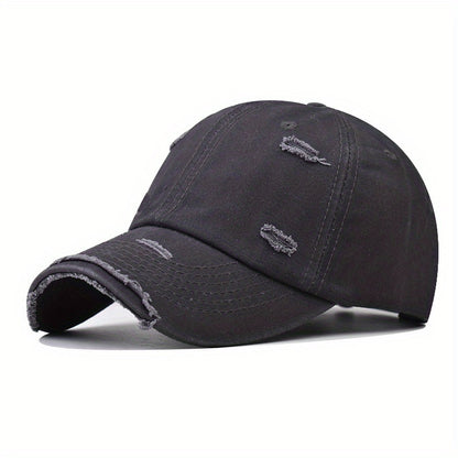 Enhanced Depth Retro Solid Color Baseball Cap - Unisex Sports Dad Hat with Timeless Style - Perfect All-Match, Comfortable Fit for Men & Women - An Ideal Gift Choice