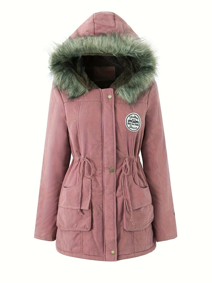 Winter Warmth Parka Coat - Long Outwear with Multiple Pockets for Women, Ideal for Cold Weather, Outdoor Activities and Daily Wear