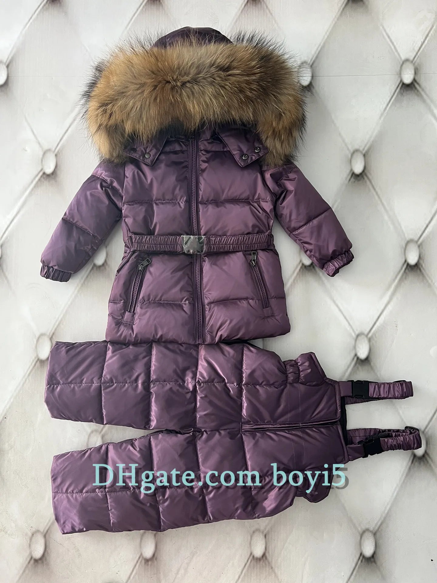 Down coat childrens jacket baby boys clothing Winter outwear keep warm puffer jackets kids fur collar hooded outerwear coats for boy girls clothes Christmas gift