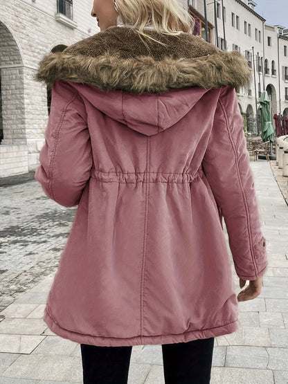 Winter Warmth Parka Coat - Long Outwear with Multiple Pockets for Women, Ideal for Cold Weather, Outdoor Activities and Daily Wear