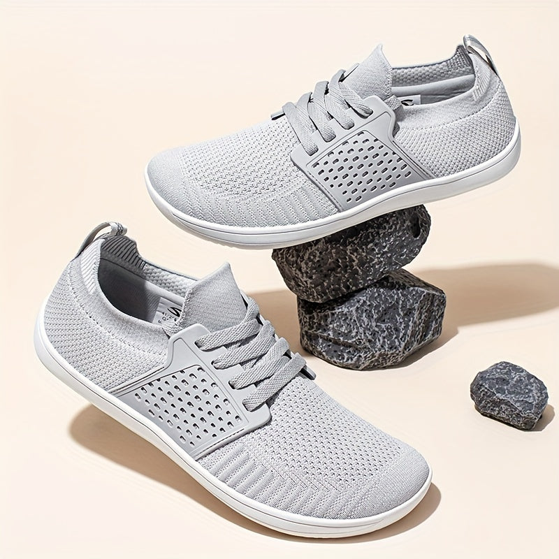 Comfy Wide Toe Sneakers - Skateboarding Shoes for Men with Breathable Low Top Lace Up Design, Perfect for Spring and Autumn Casual Activities, Walking, and Outdoor Adventures