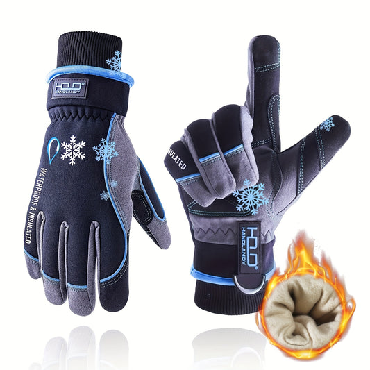 Thermal Winter Master Gloves - Waterproof, Insulated, Touch Screen Compatible, Warm, and Breathable for Skiing, Snowboarding, and Cold Weather Activities - Perfect for Men and Women