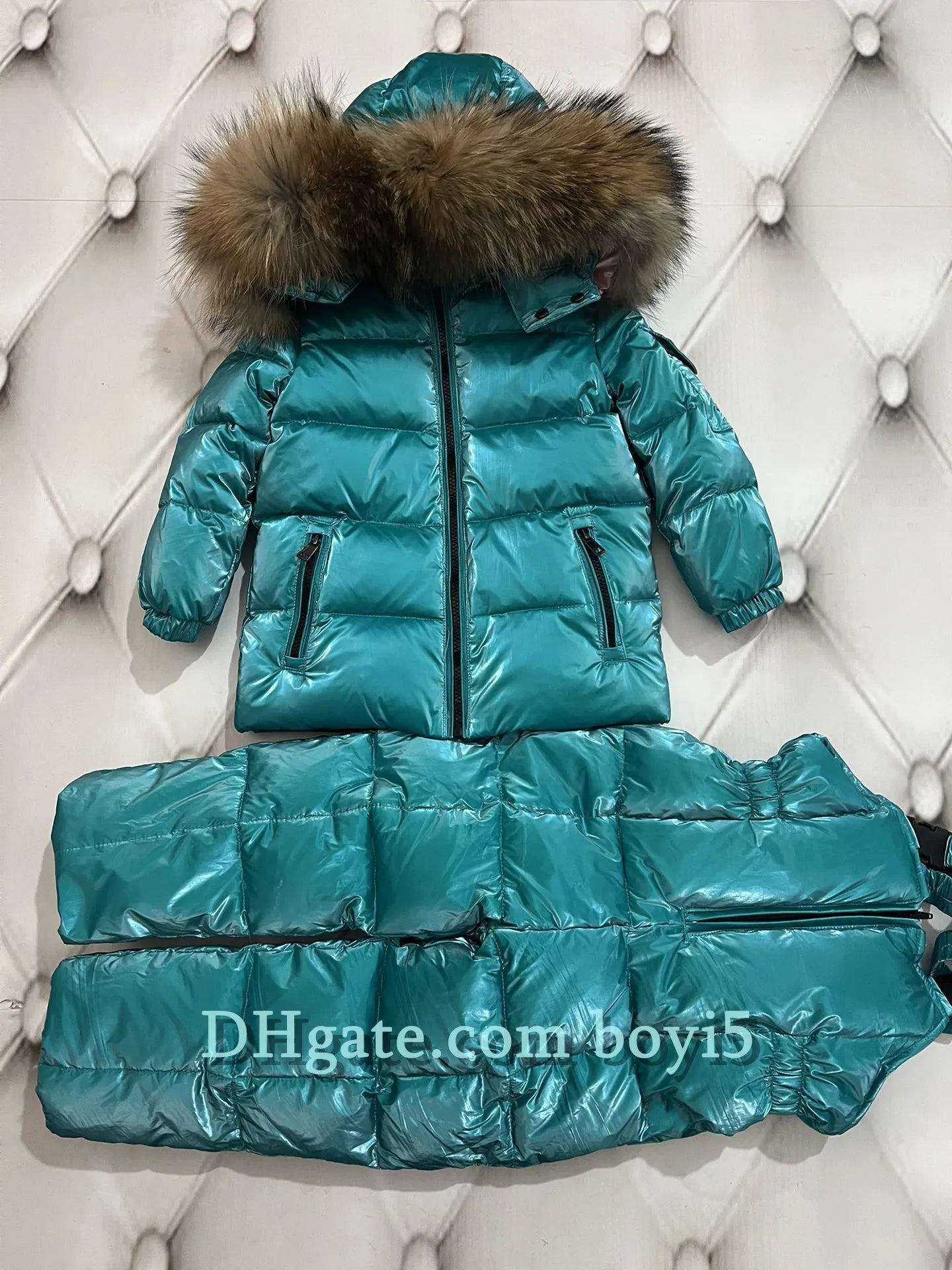 Down coat childrens jacket baby boys clothing Winter outwear keep warm puffer jackets kids fur collar hooded outerwear coats for boy girls clothes Christmas gift